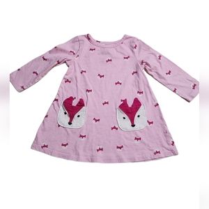 Long Sleeves Dress Jumping Beans Kids Girls Size 18 Months